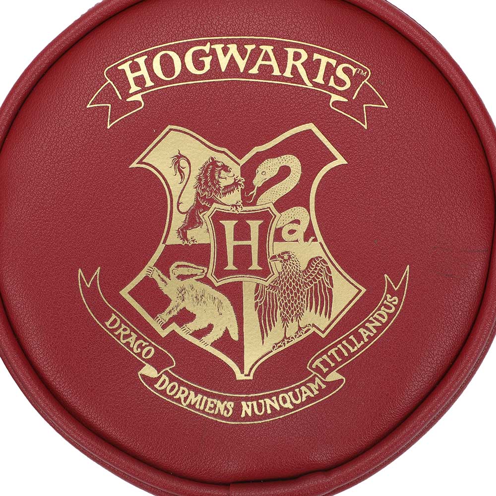 Bioworld Harry Potter Hogwarts Crest Round Coin Pouch