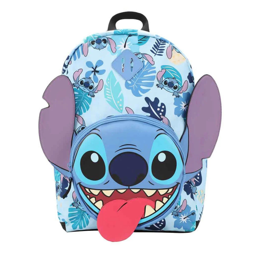 Bioworld Lilo & Stitch Big Face Stitch 3D 17" Backpack