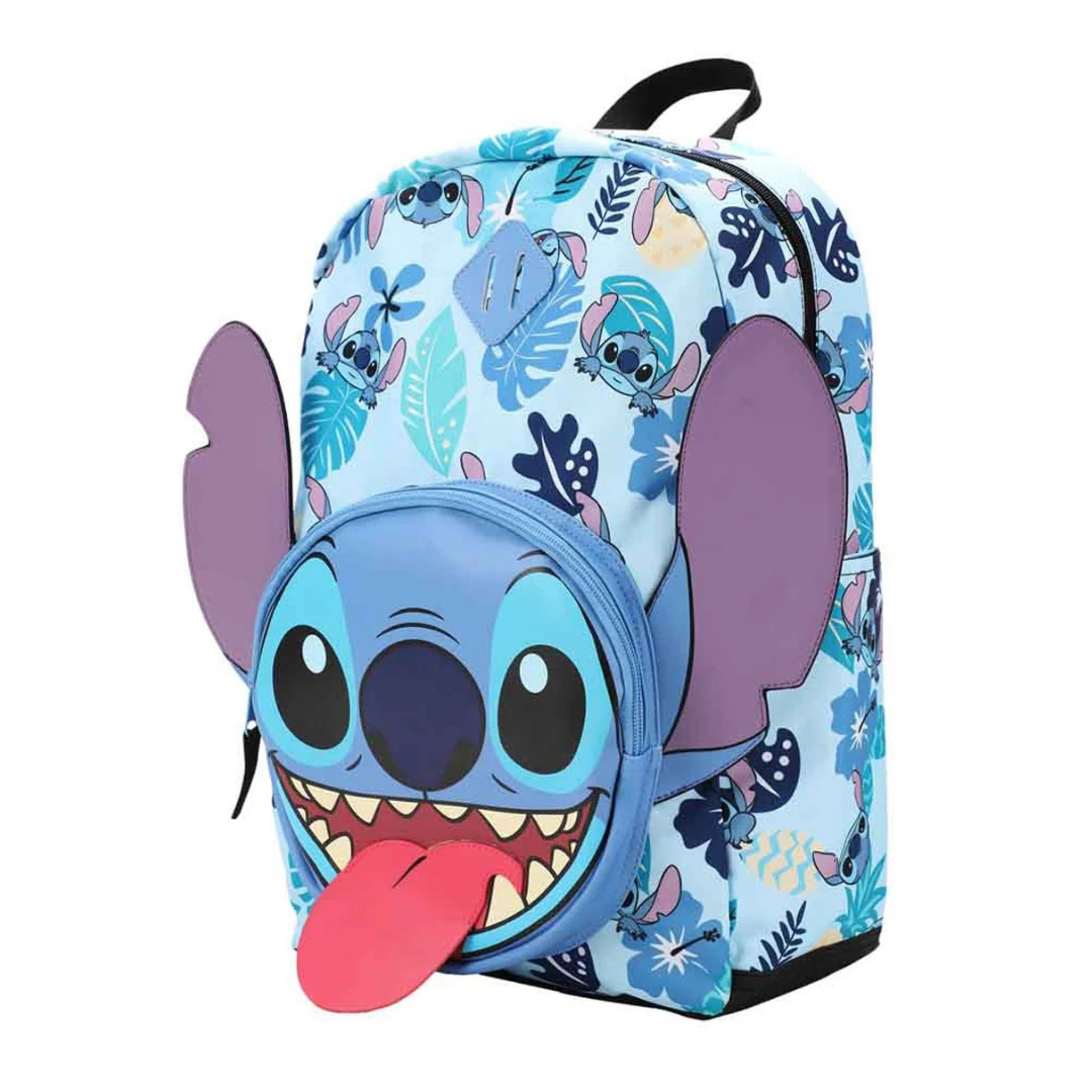 Bioworld Lilo & Stitch Big Face Stitch 3D 17" Backpack