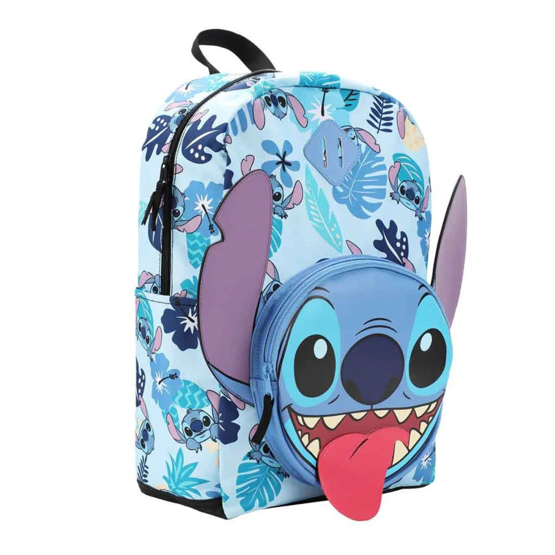 Bioworld Lilo & Stitch Big Face Stitch 3D 17" Backpack