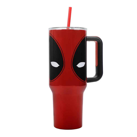 Bioworld Marvel Deadpool Big Face 40 oz. Stainless Steel Tumbler