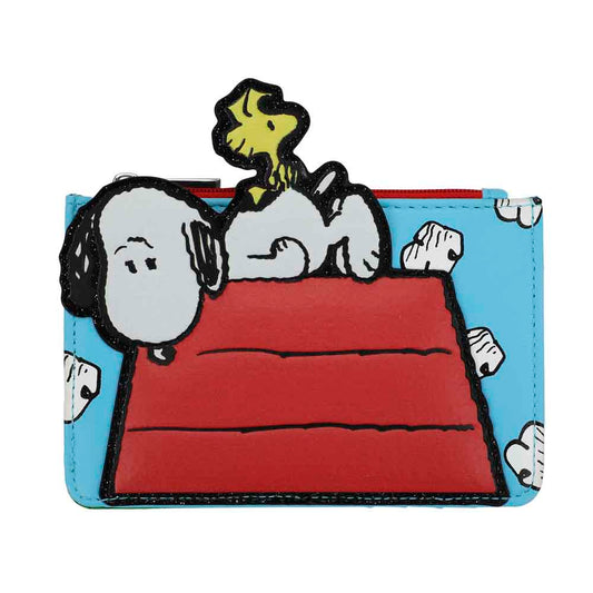 Bioworld Peanuts 3D Snoopy & Woodstock Character Art Card Wallet