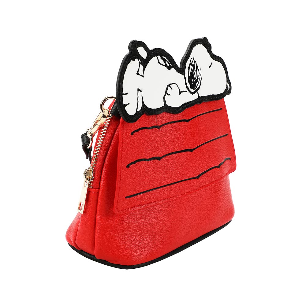 Bioworld Peanuts Snoopy Doghouse 3D Mini Crossbody Handbag