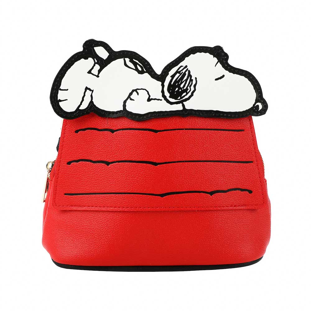 Bioworld Peanuts Snoopy Doghouse 3D Mini Crossbody Handbag