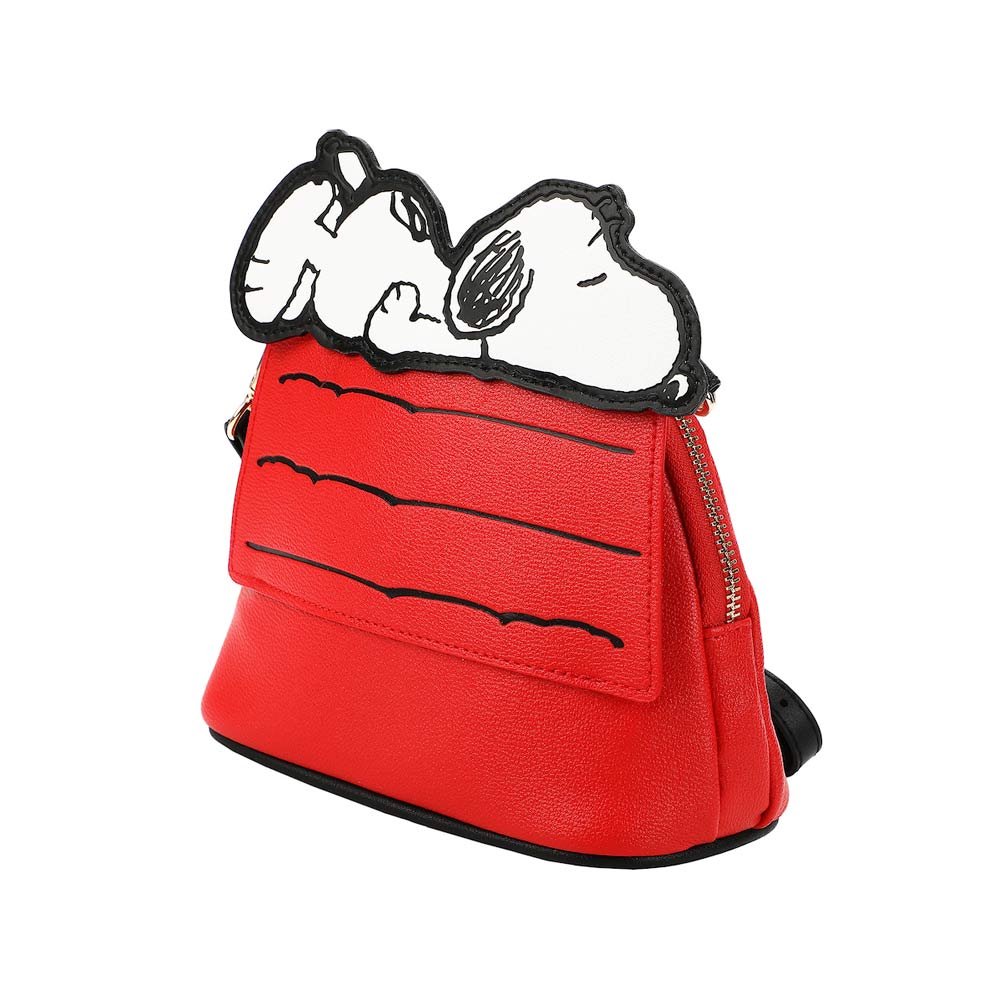 Bioworld Peanuts Snoopy Doghouse 3D Mini Crossbody Handbag