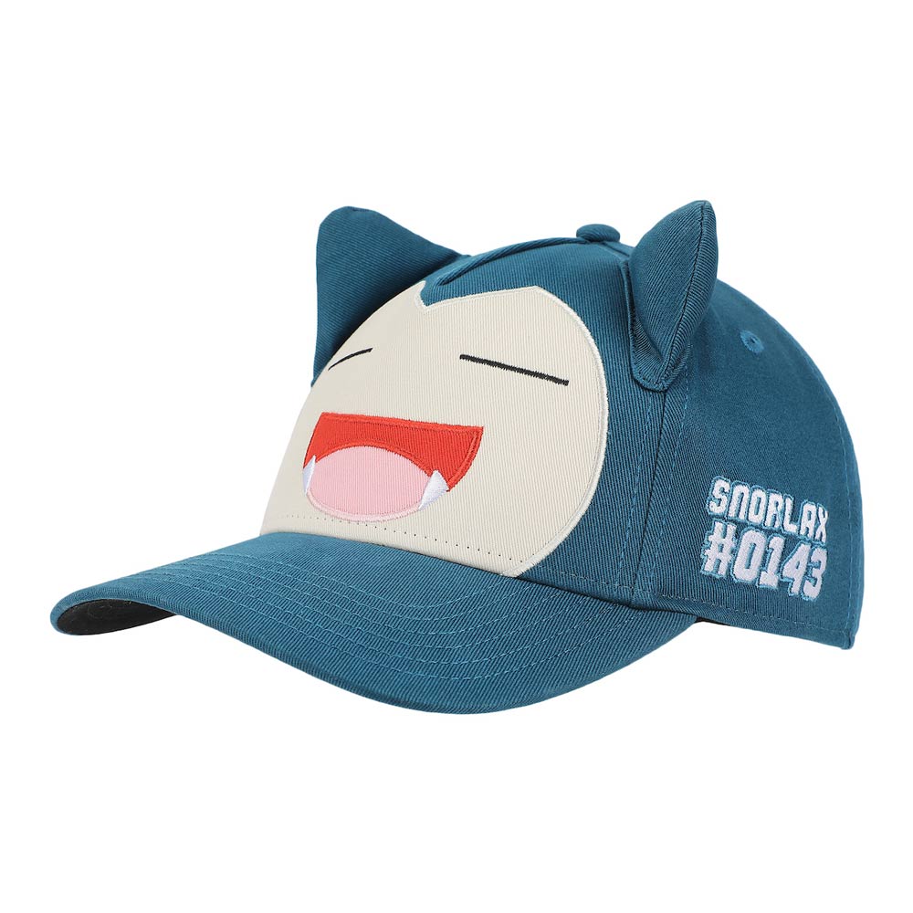 Bioworld Pokémon Snorlax Big Face Pre-Curved Bill Snapback Cosplay Hat
