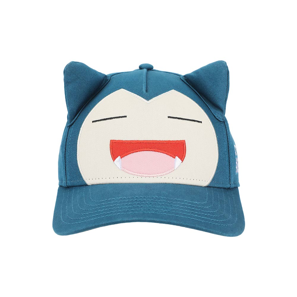 Bioworld Pokémon Snorlax Big Face Pre-Curved Bill Snapback Cosplay Hat