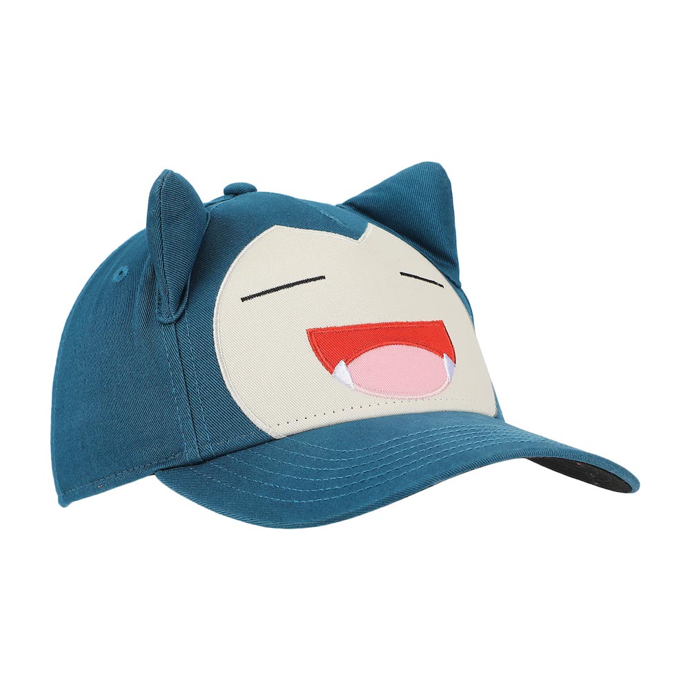 Bioworld Pokémon Snorlax Big Face Pre-Curved Bill Snapback Cosplay Hat