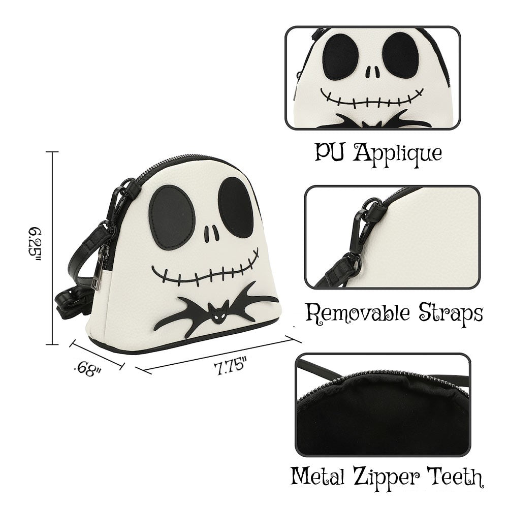 Bioworld The Nightmare Before Christmas Jack Big Face Crossbody Handbag