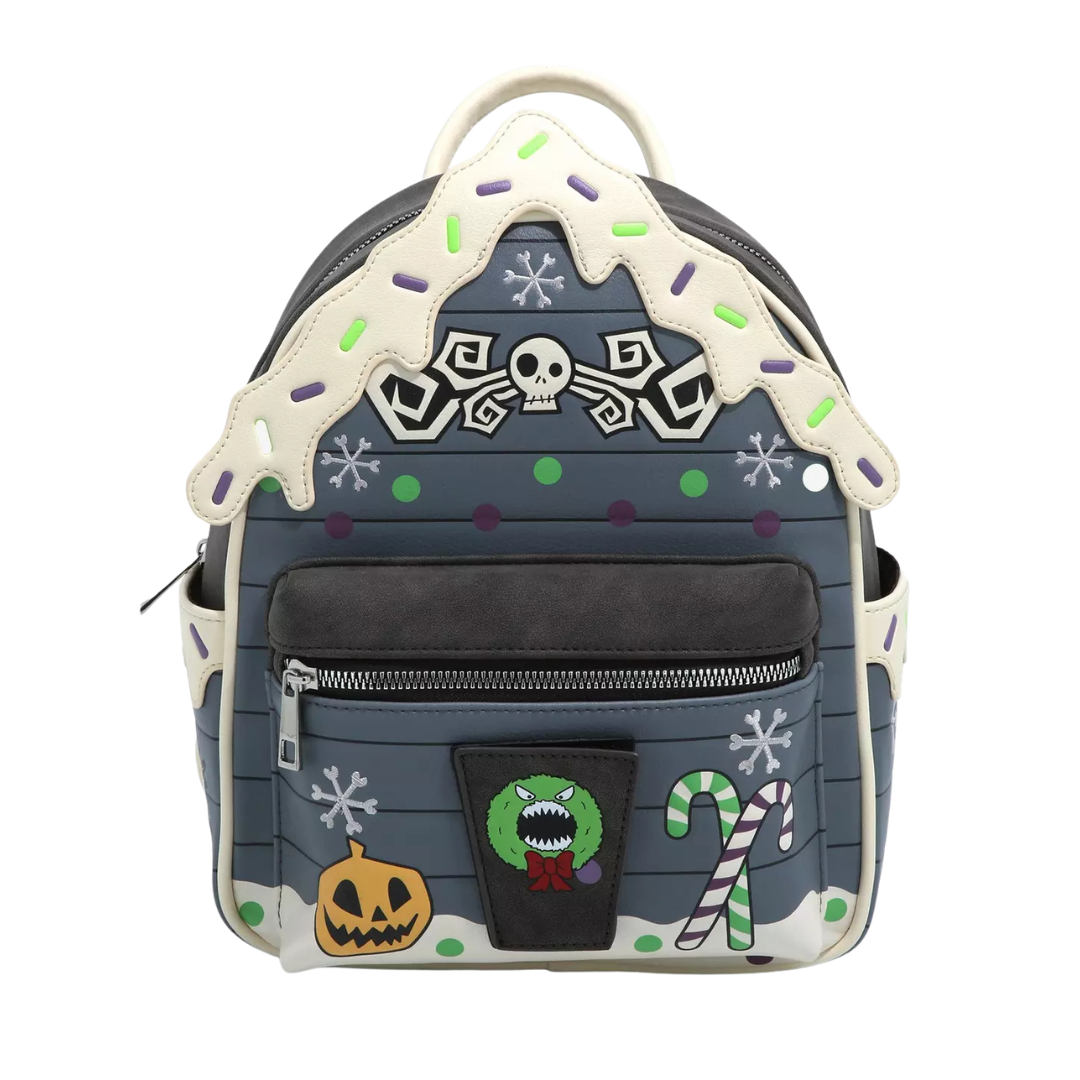 Bioworld The Nightmare Before Christmas Gingerbread House Mini Backpack