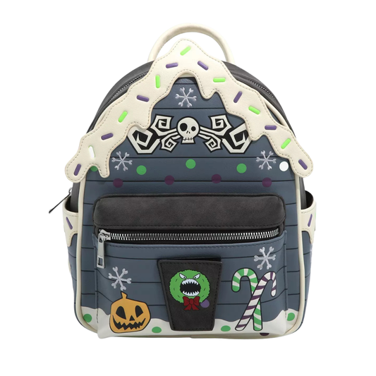 Bioworld The Nightmare Before Christmas Gingerbread House Mini Backpack