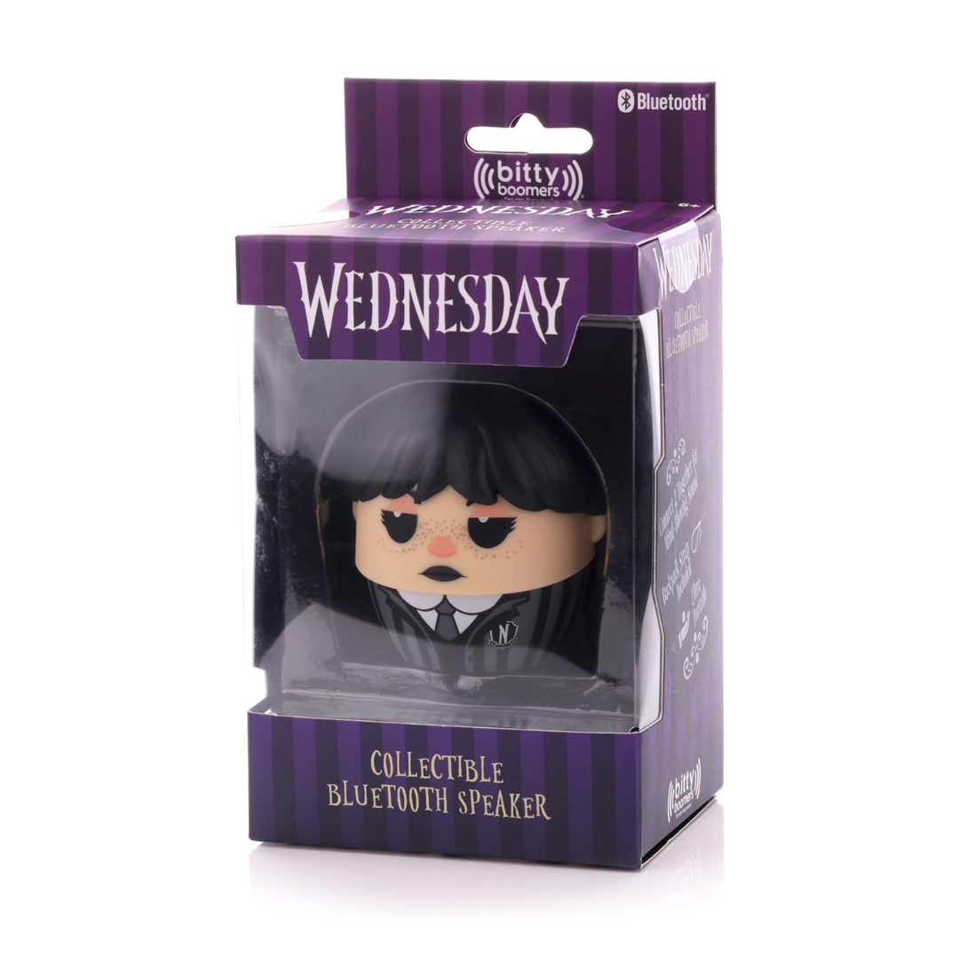 Bitty Boomers Wednesday Addams Mini Bluetooth Speaker