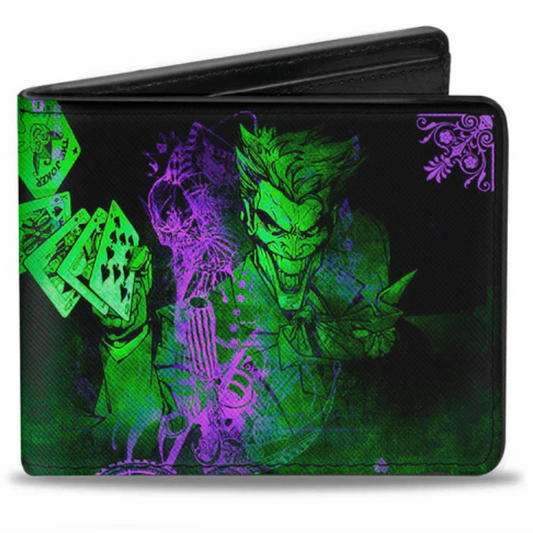 Buckle-Down DC Comics The Joker Card Flipping Bifold Wallet