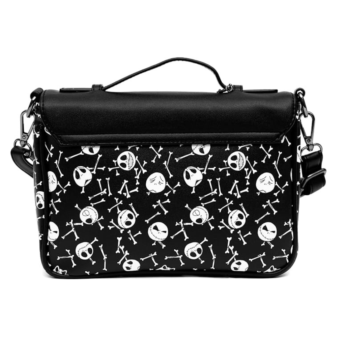 Buckle-Down The Nightmare Before Christmas Jack Skellington Vegan Leather Crossbody Handbag