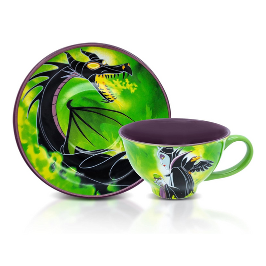 Disney Villains Maleficent Ceramic Teacup and Saucer