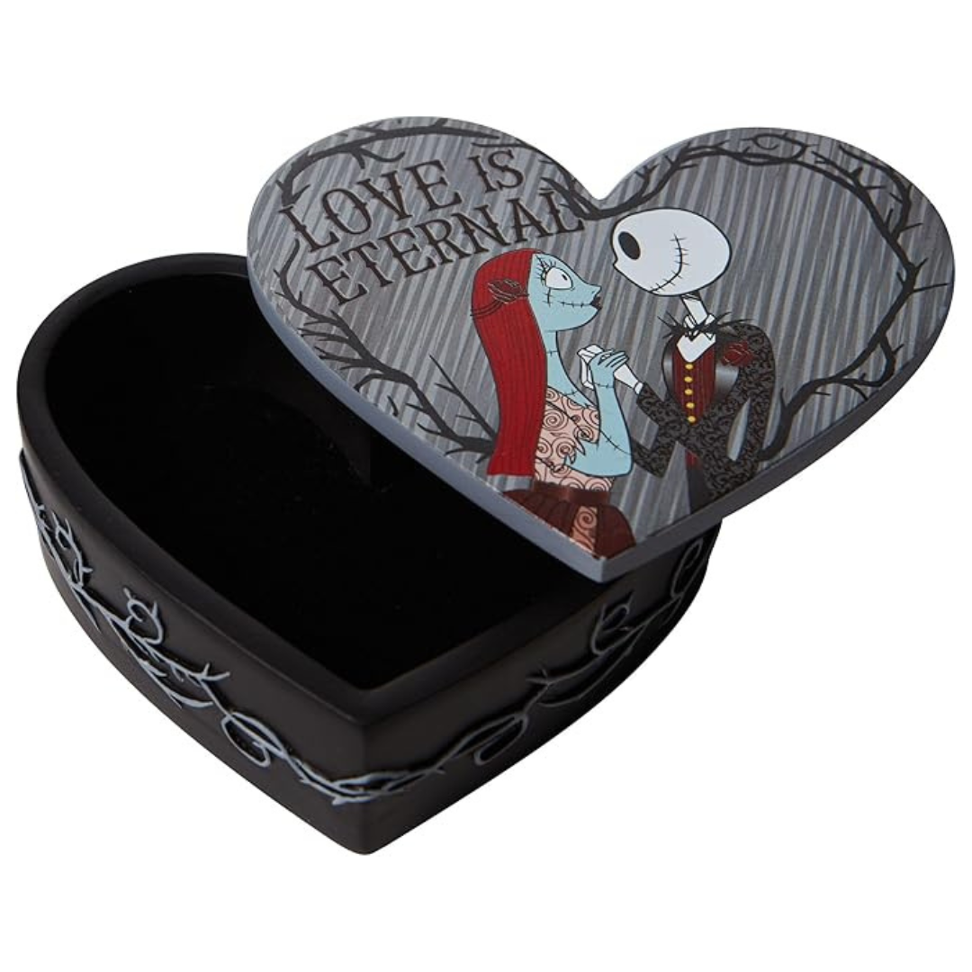 Enesco Disney Showcase Nightmare Before Christmas Jack and Sally Trinket Box