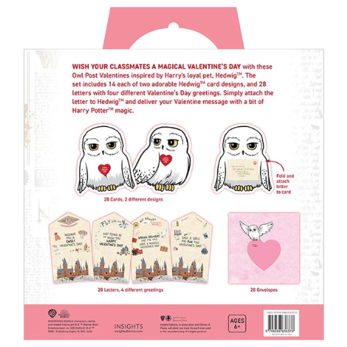 Harry Potter Hedwig Owl Post Super Valentines by Insight Editions