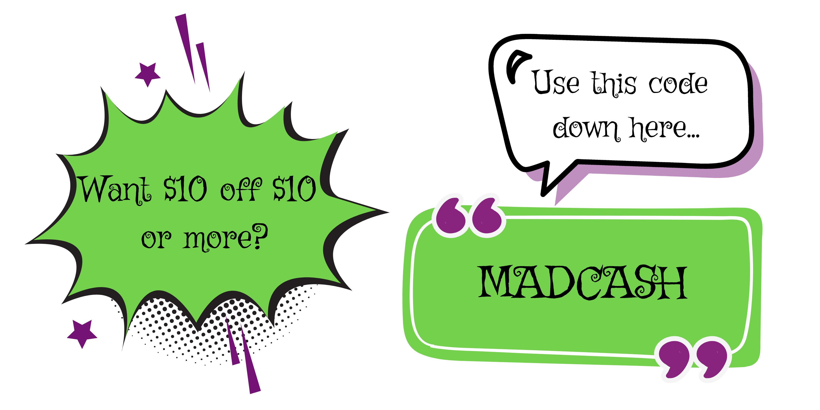 $10 off $10 or more. 