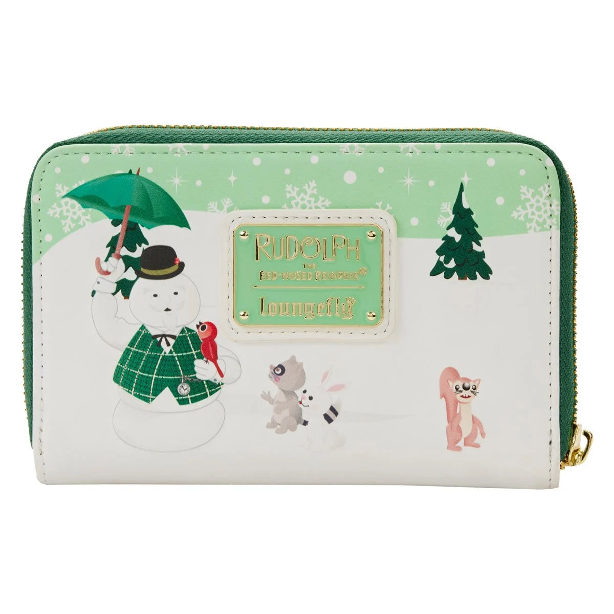 Loungefly Rudolph the Red-Nosed Reindeer Rudolph and Clarice Zip-Around Wallet