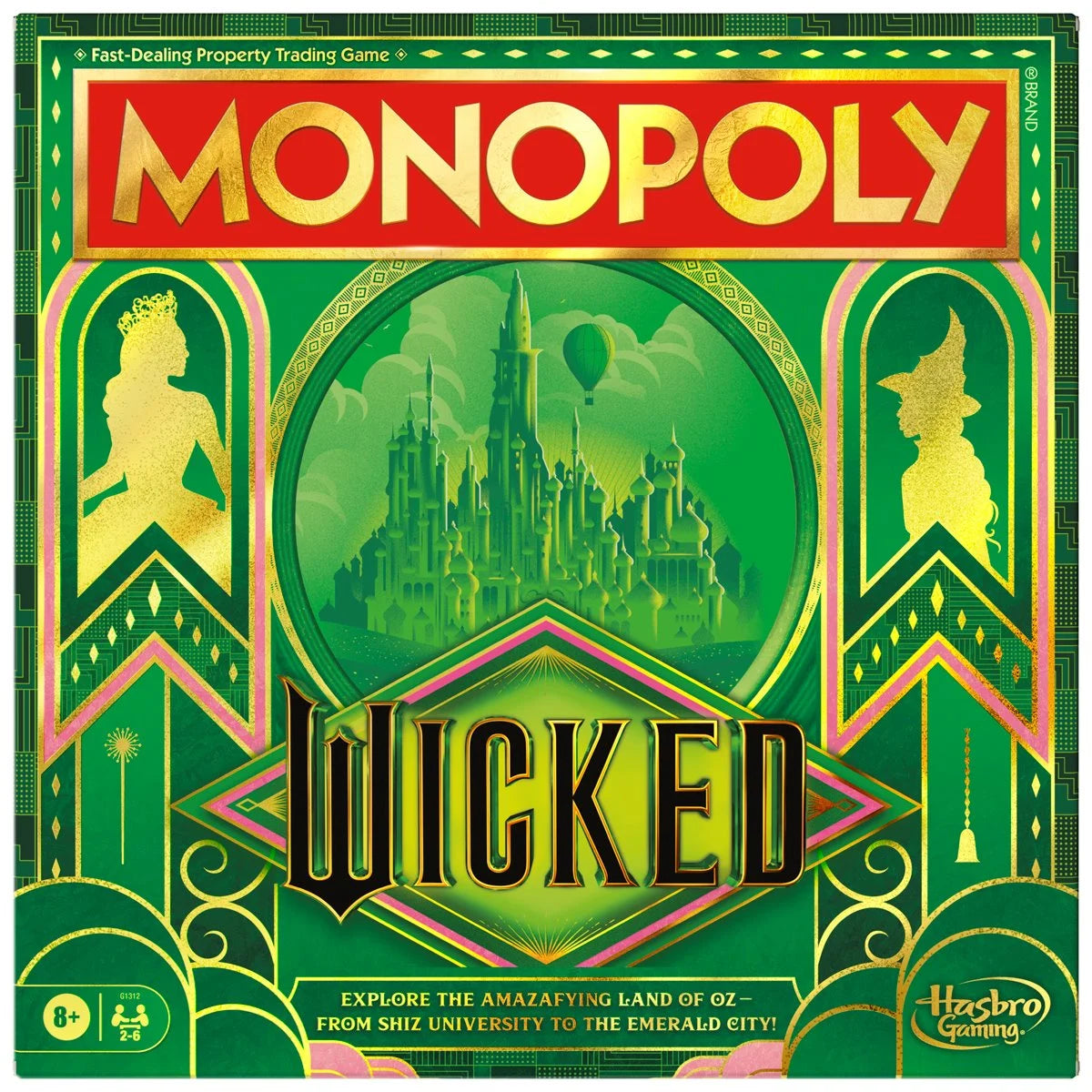 Hasbro Wicked Edition Monopoly Game