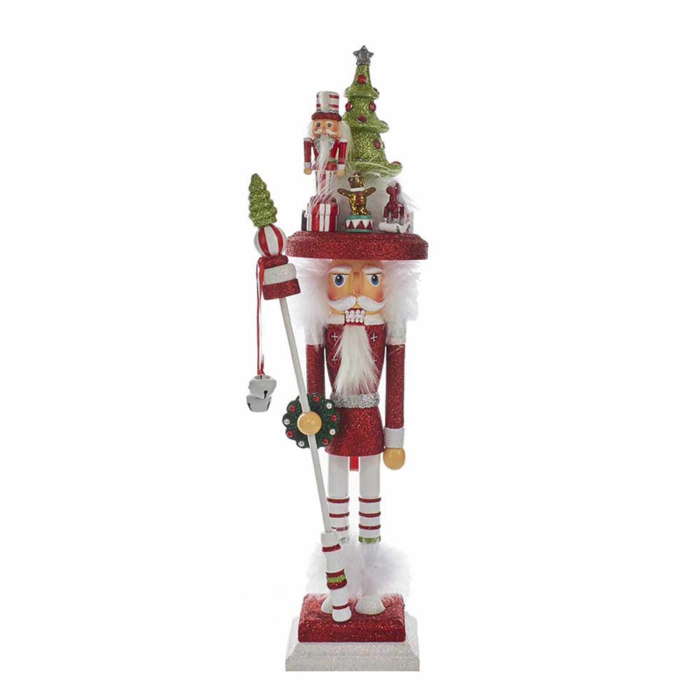 18"  Hollywood Nutcrackers™ Christmas Tree Hat Nutcracker by Kurt S. Adler