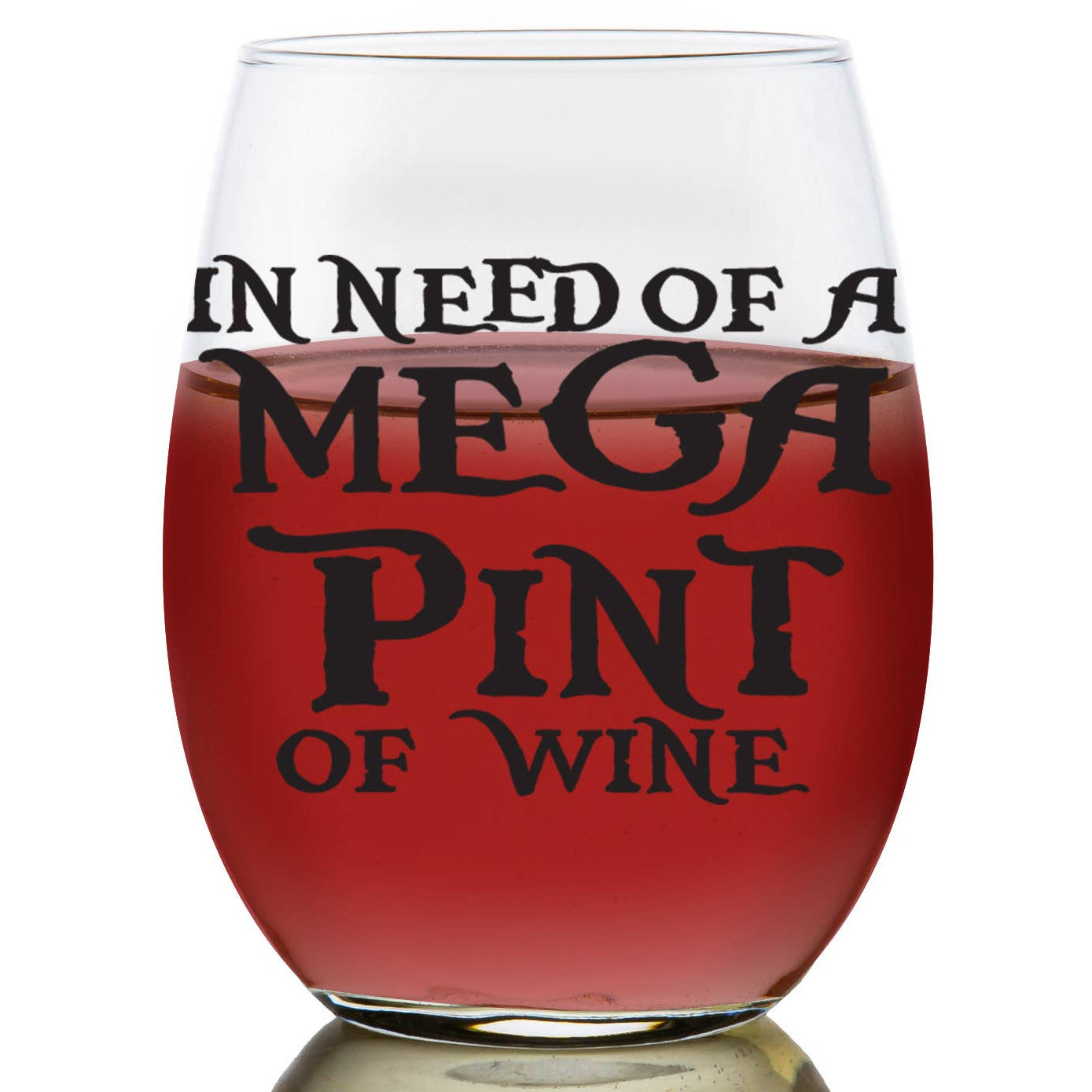 Mega Pint Stemless Wine Glass 15oz