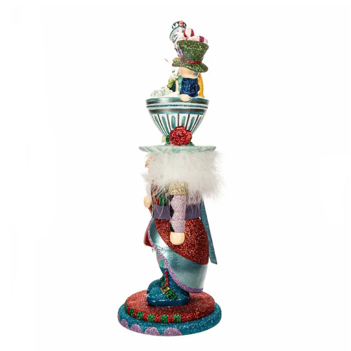 18" Hollywood Nutcrackers™ Alice in Wonderland Teacup Hat Nutcracker by Kurt S. Adler