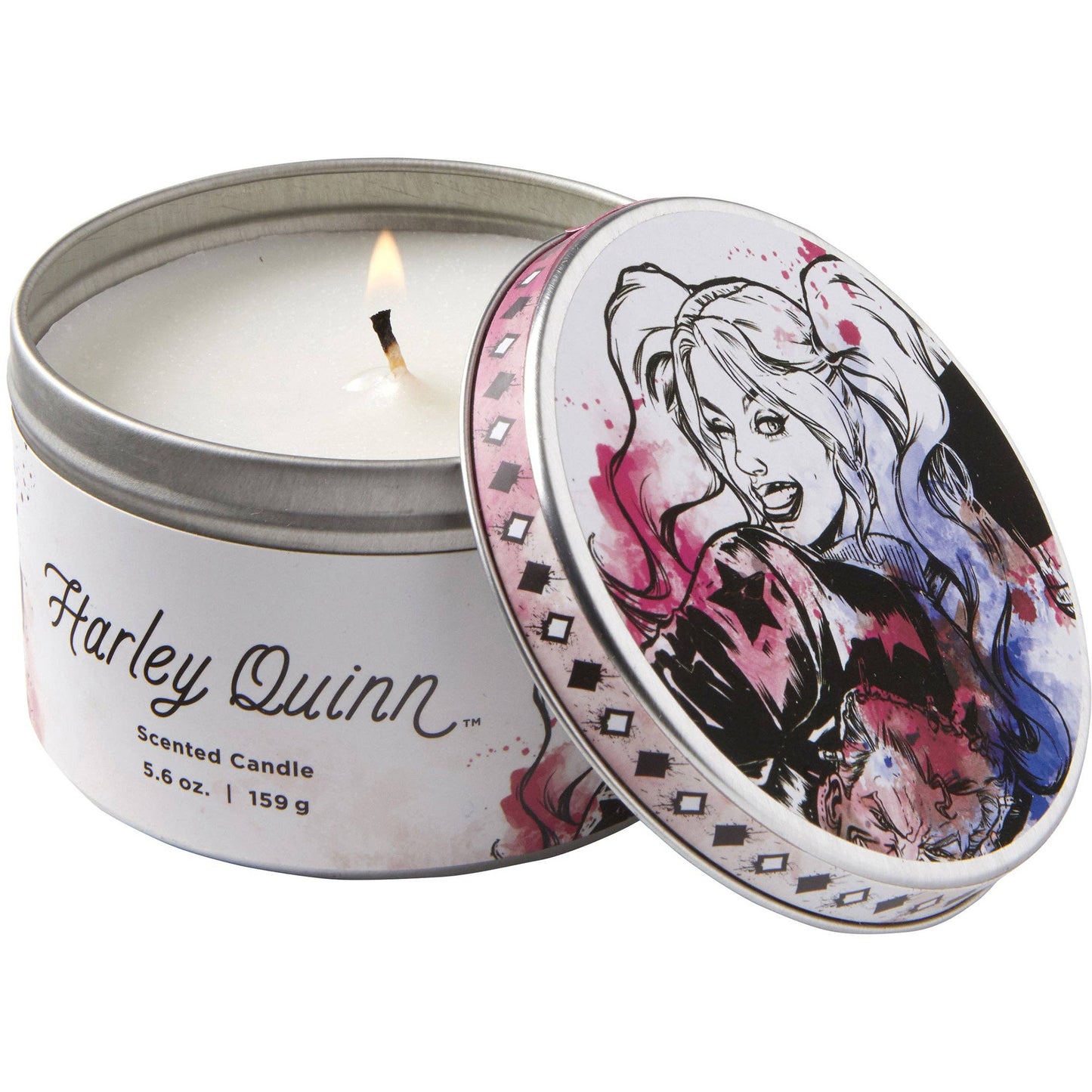 DC Comics Harley Quinn Vanilla Scented Candle (5.6 oz.) by Insight Luminaries