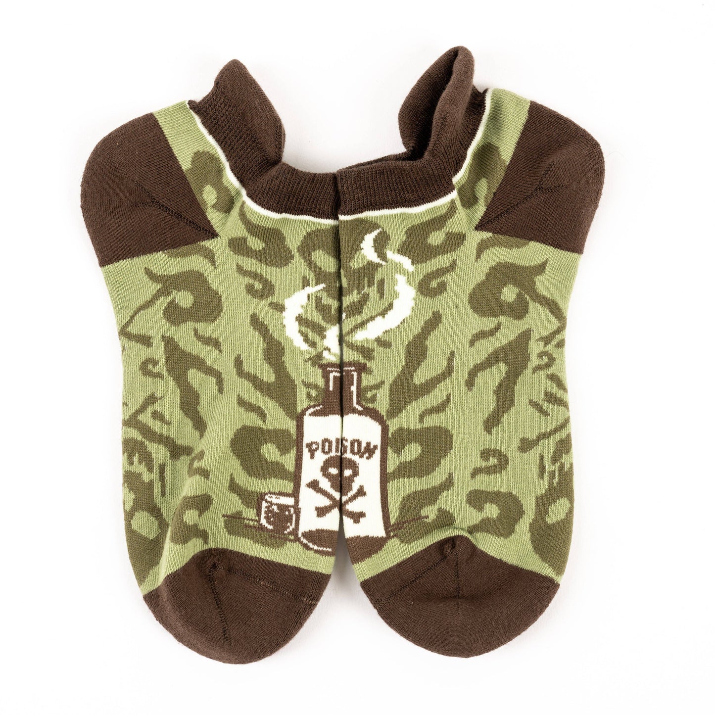 Foot Clothes Poison Bottle Camo Ankle Socks