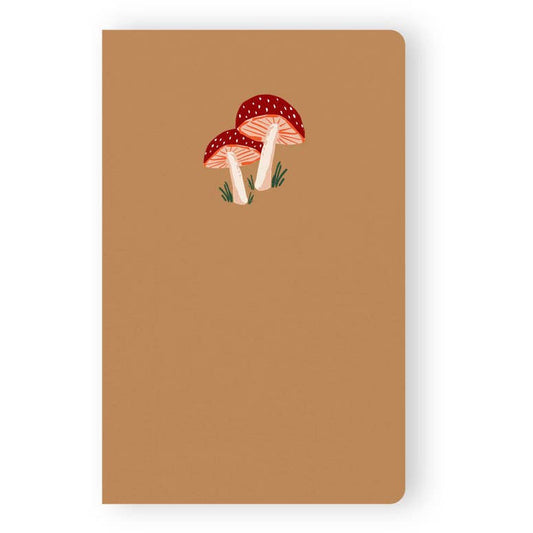 Golden Mushroom Classic Layflat Notebook by Denik