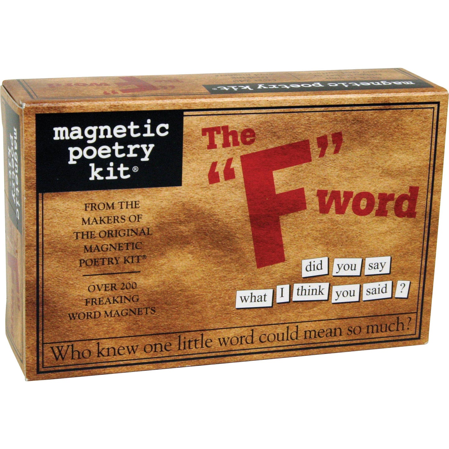 Magnetic Poetry Word Magnets Pack - The “F” Word