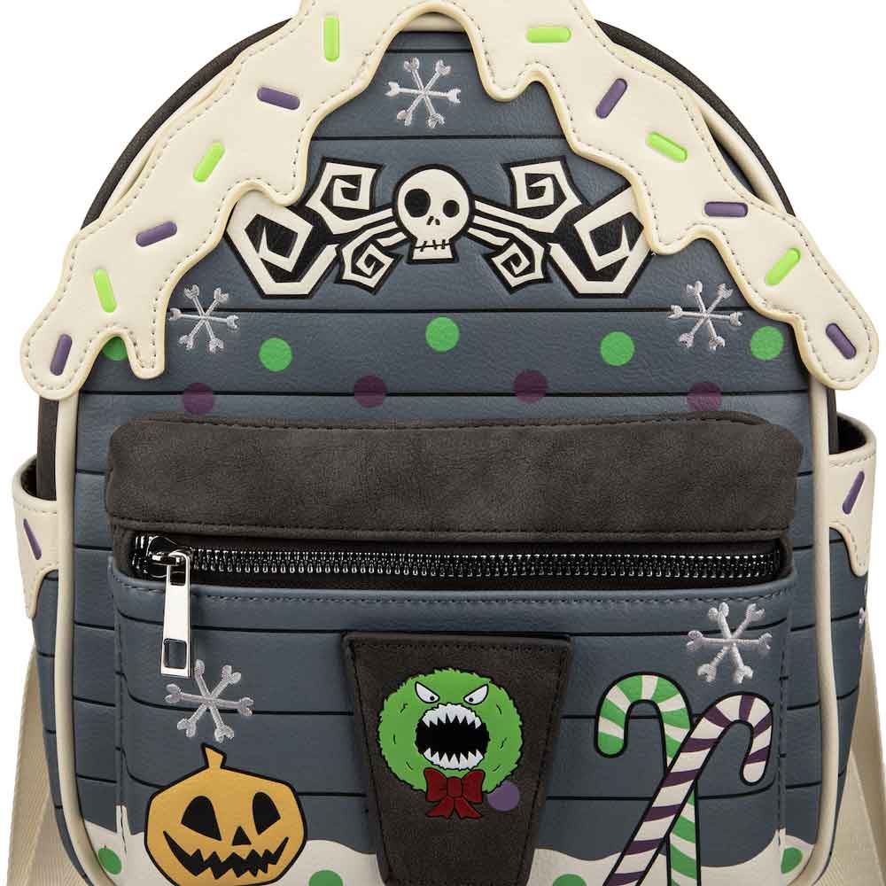 Bioworld The Nightmare Before Christmas Gingerbread House Mini Backpack
